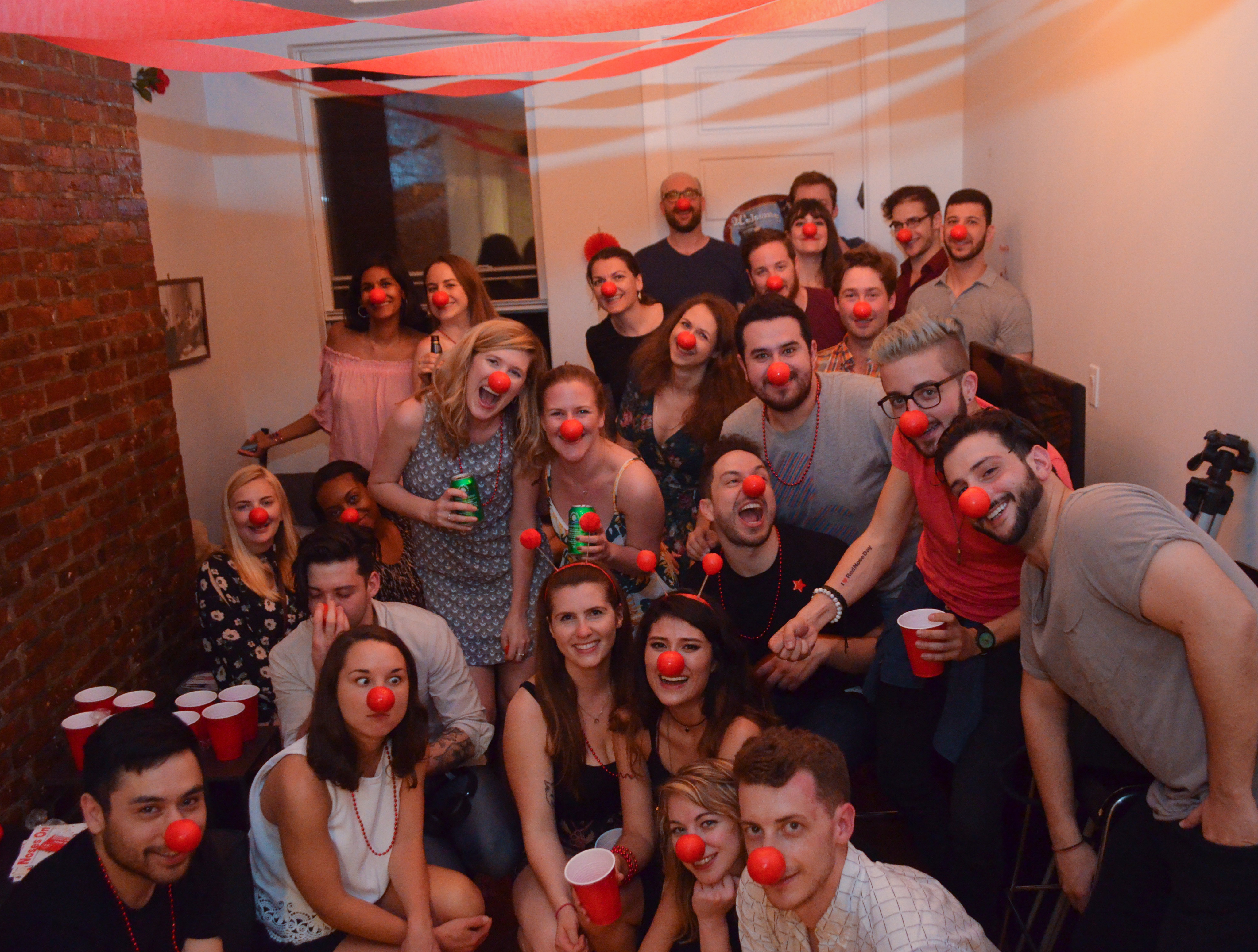 fundraising ideas - Red Nose Day House Party 