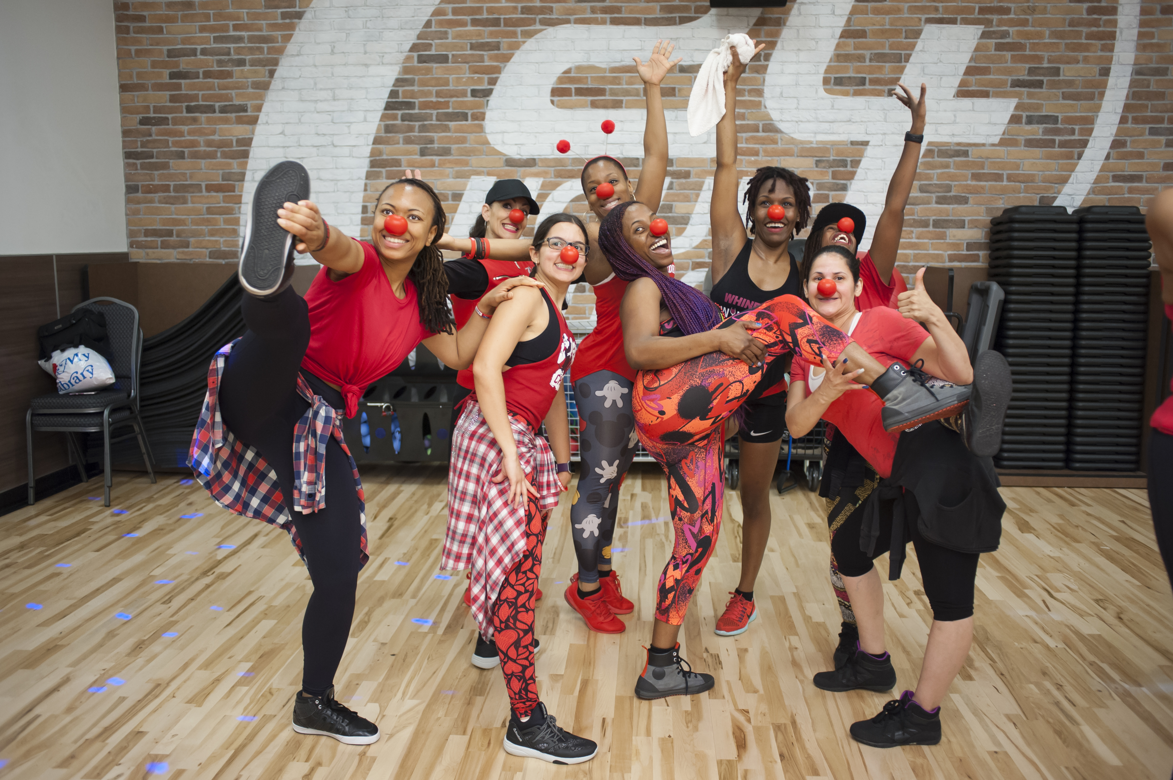 fundraising ideas - Red Nose Zumba Class 