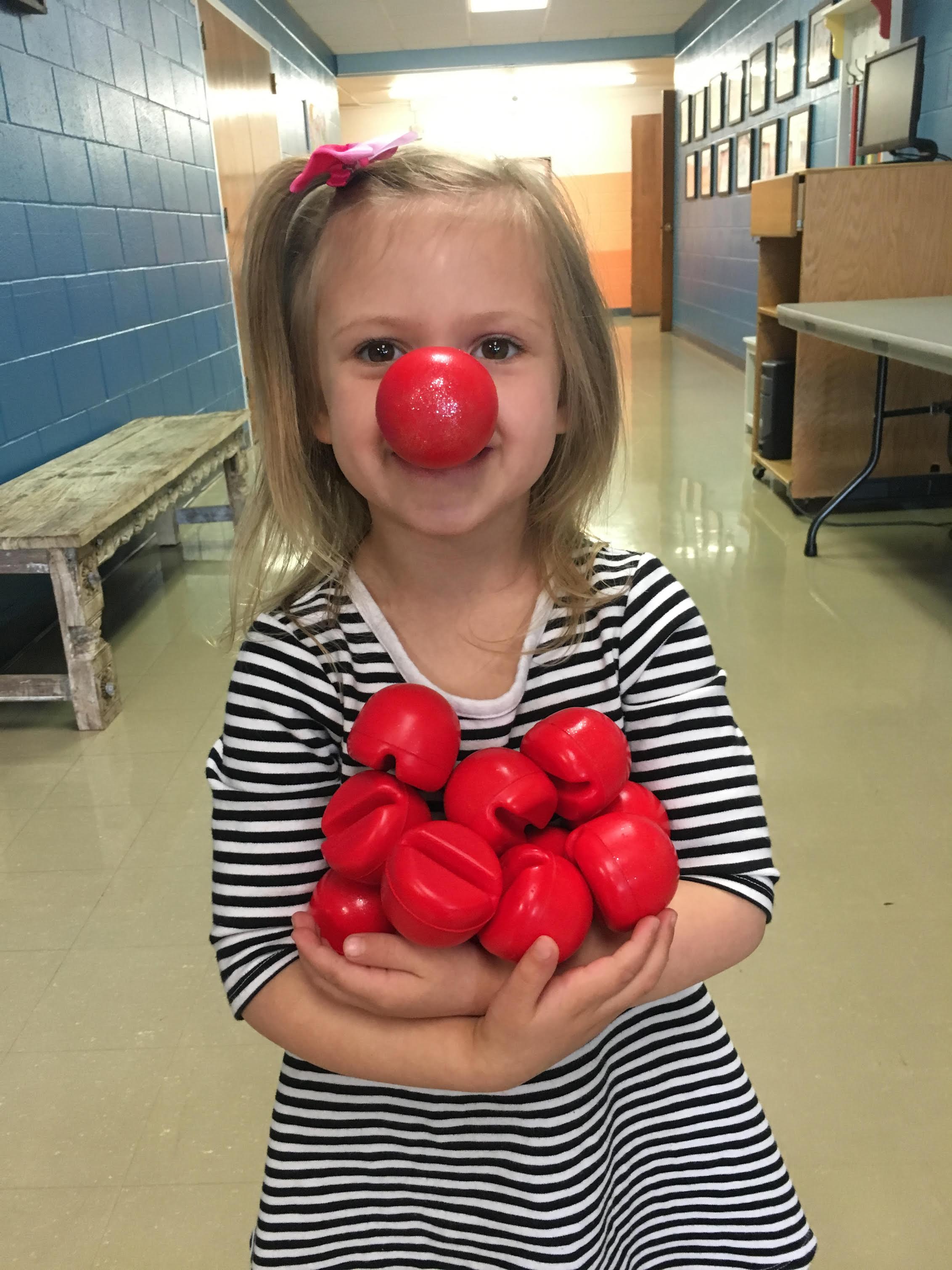 Bring Red Noses for your whole class.